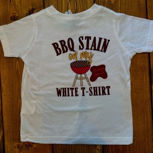 BBQ Stain on my White T-shirt by Southern Hyde Co.