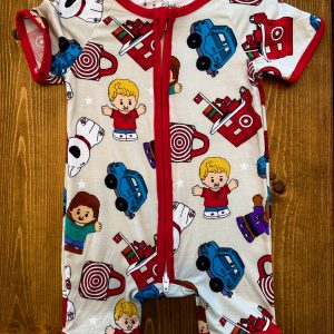 Little Market Crew Bamboo Shortie Zippy | Size: 3-6M