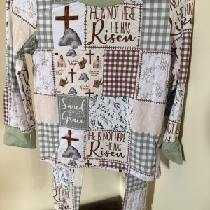 He is Risen 2pc Bamboo Toddler Set- Long Sleeve