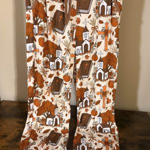 Fall for Jesus mama matching pants