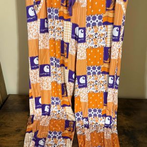 Purple/Orange Western Patch