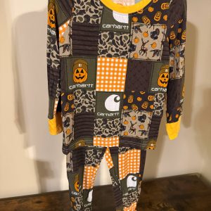 Hunting Fall Camo Patch Long Sleeve Set